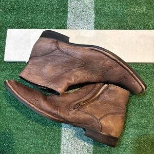 Kenneth Cole Brown Leather Men's Ankle Boots